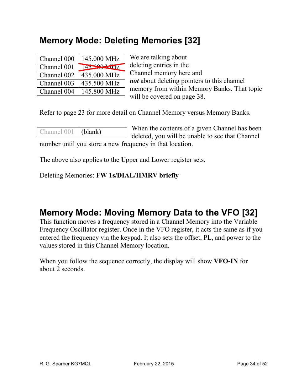 Yaesu FT-60R User Manual | Page 34 / 52