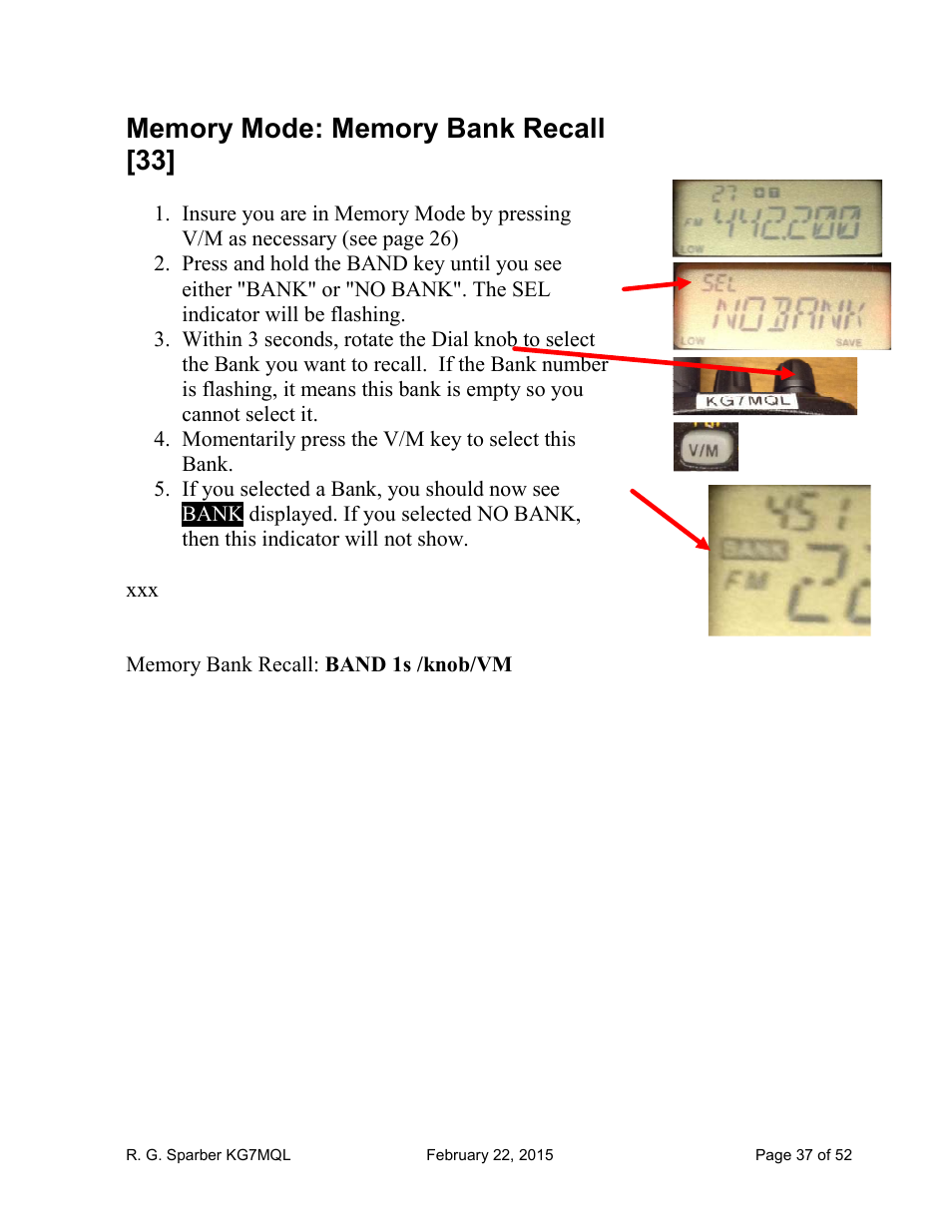 Yaesu FT-60R User Manual | Page 37 / 52