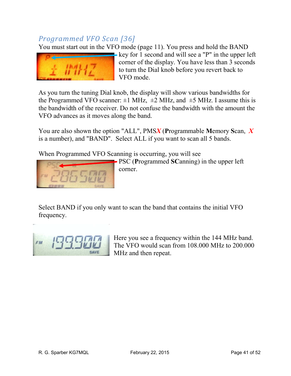 Yaesu FT-60R User Manual | Page 41 / 52