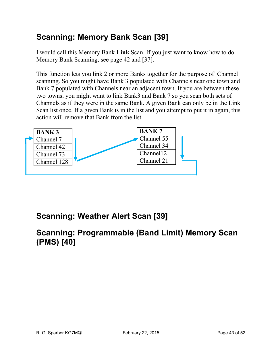 Scanning: weather alert scan [39 | Yaesu FT-60R User Manual | Page 43 / 52