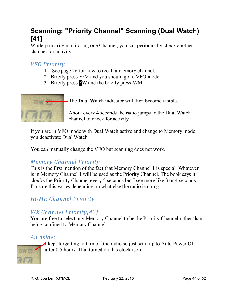 Yaesu FT-60R User Manual | Page 44 / 52