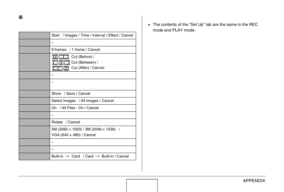 Play mode | Casio EX-Z1000 User Manual | Page 246 / 266