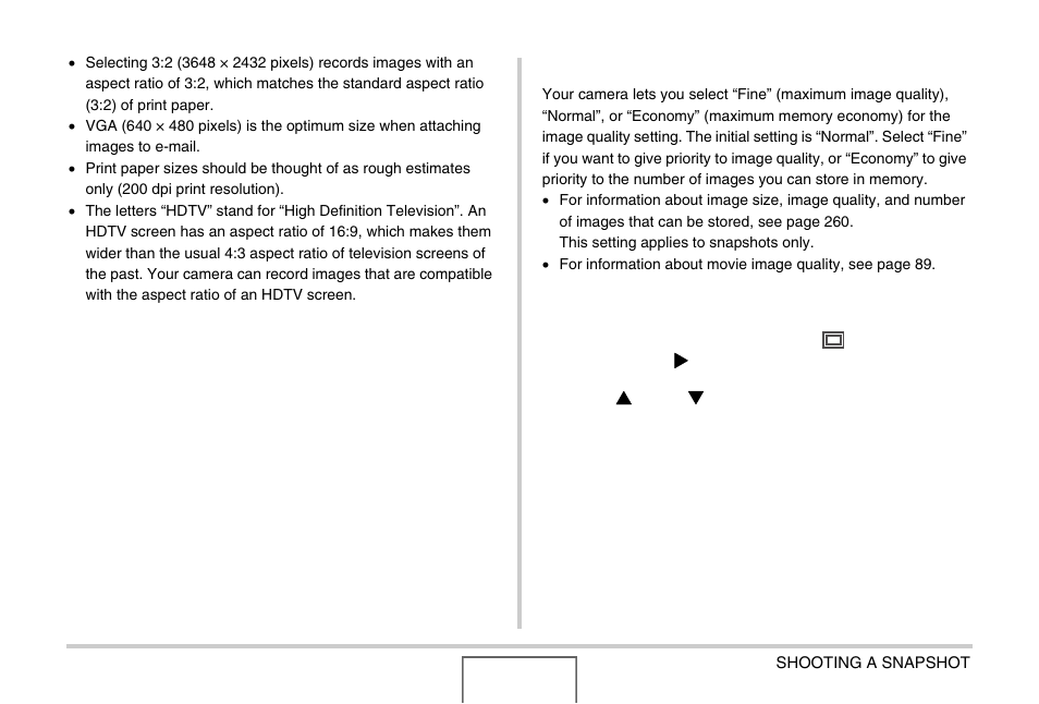 Specifying image quality | Casio EX-Z1000 User Manual | Page 68 / 266