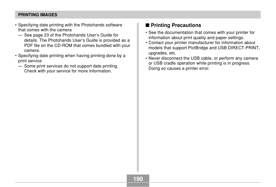 Casio EX-Z700 User Manual | Page 190 / 247