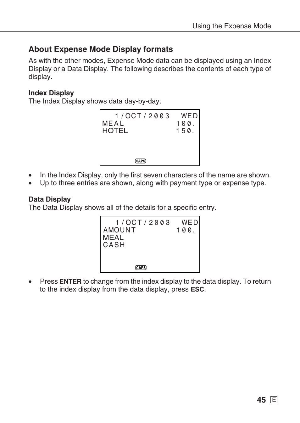 Casio SF-7990 User Manual | Page 47 / 100