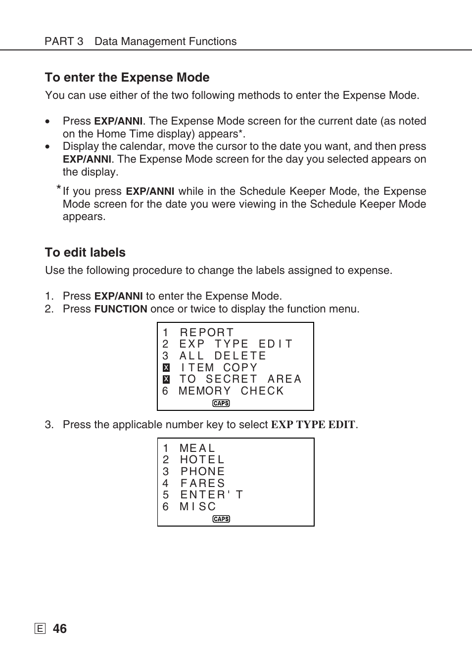 Casio SF-7990 User Manual | Page 48 / 100
