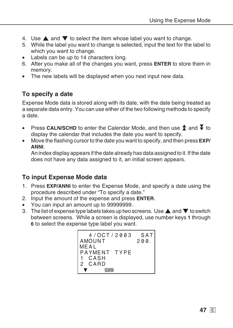 Casio SF-7990 User Manual | Page 49 / 100