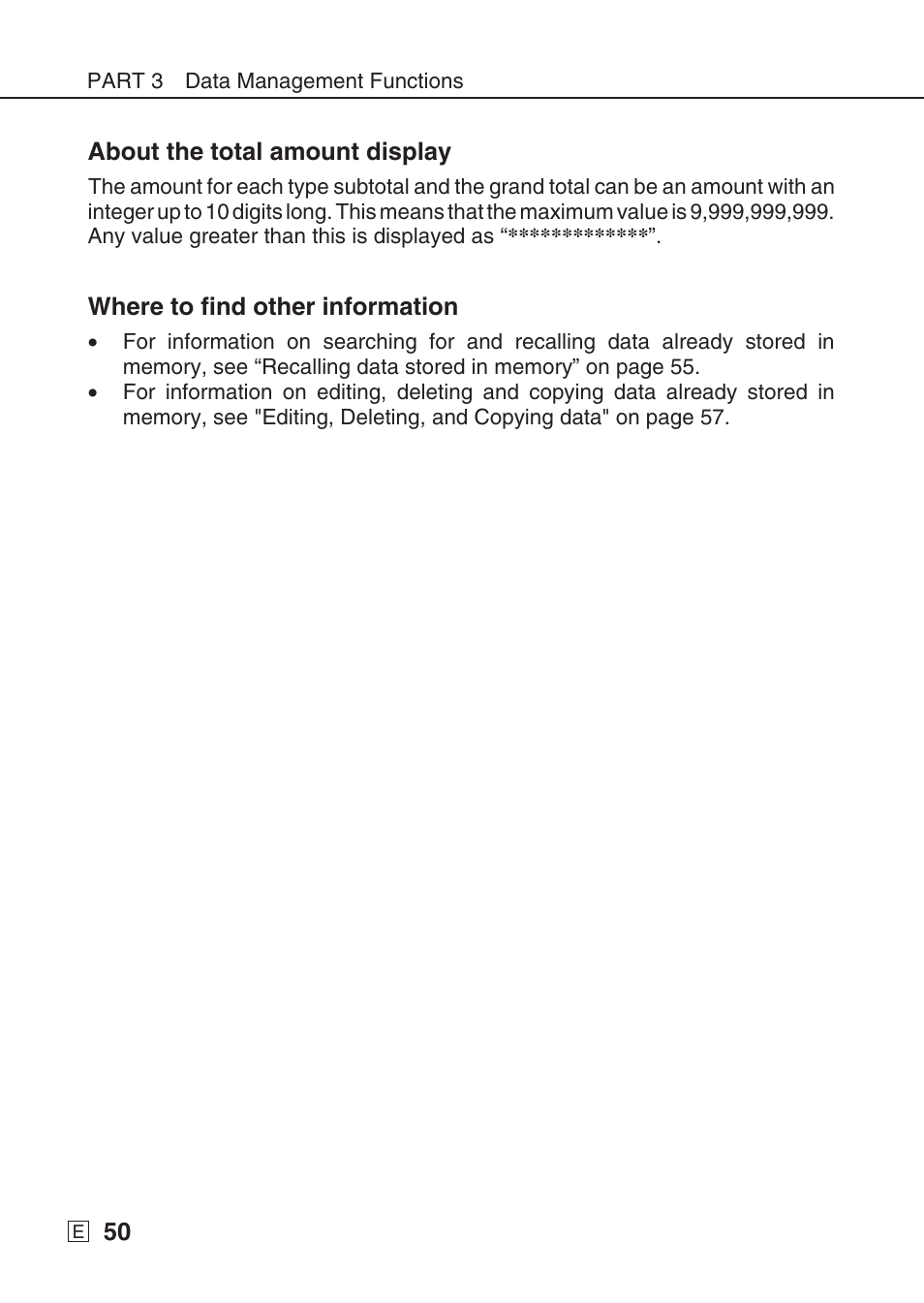 Casio SF-7990 User Manual | Page 52 / 100