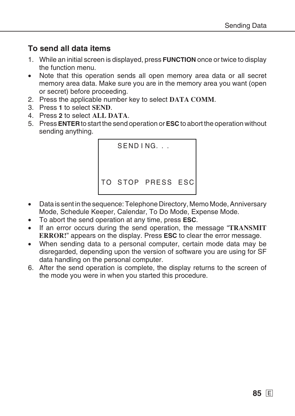 Casio SF-7990 User Manual | Page 87 / 100