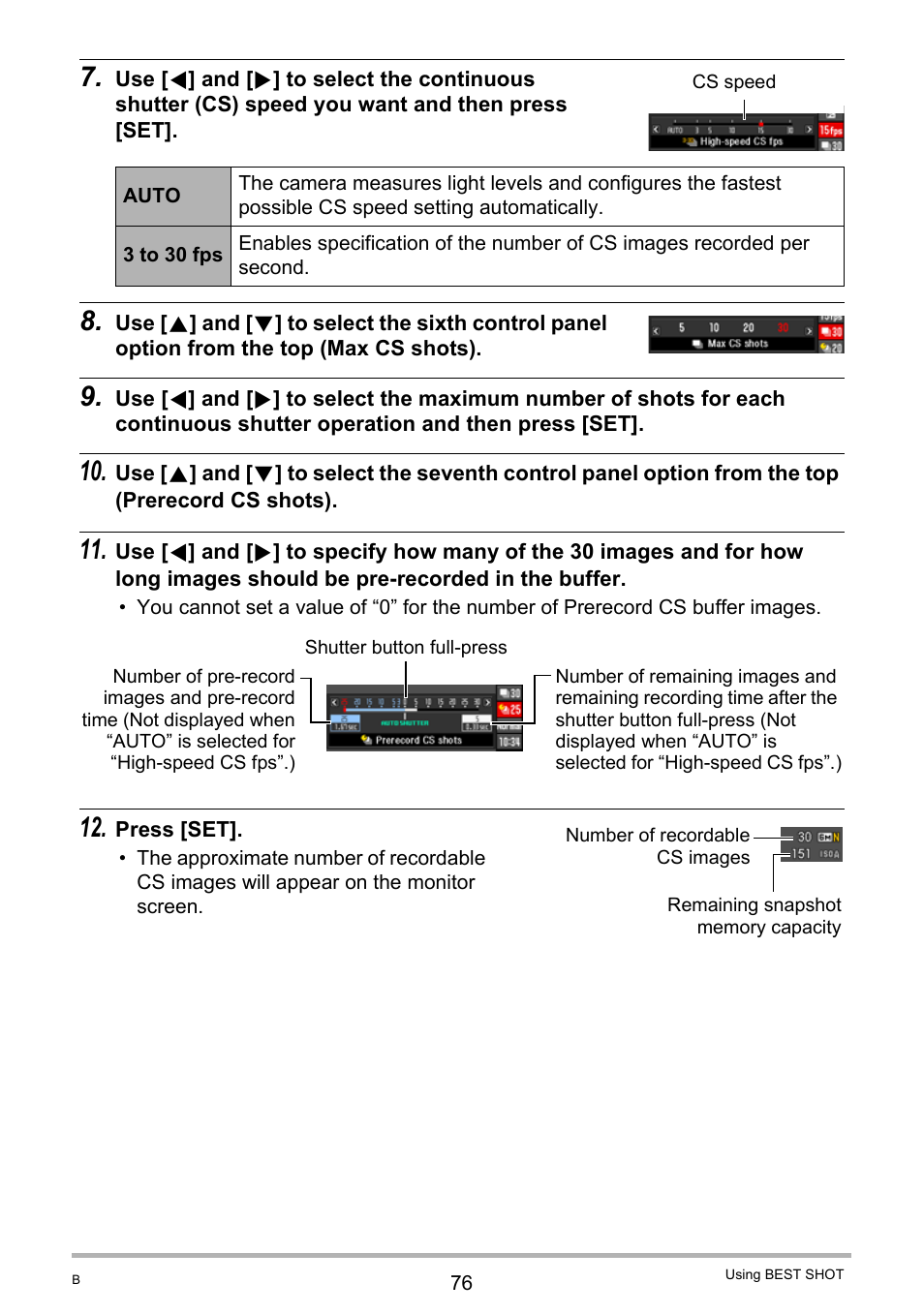 Casio EX-FC100 User Manual | Page 76 / 191