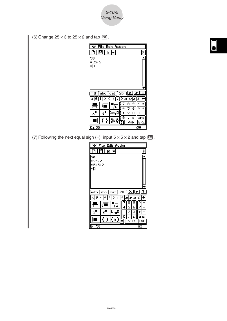 Casio ClassPad 300 PLUS User Manual | Page 195 / 753