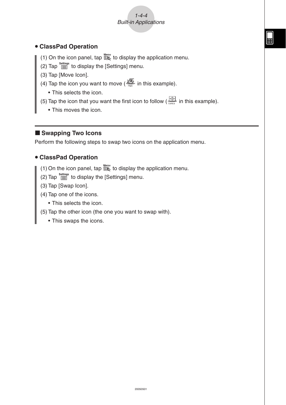 Casio ClassPad 300 PLUS User Manual | Page 38 / 753