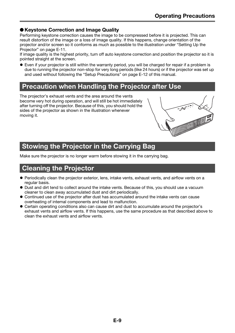 Casio XJ-M145 User Manual | Page 11 / 26