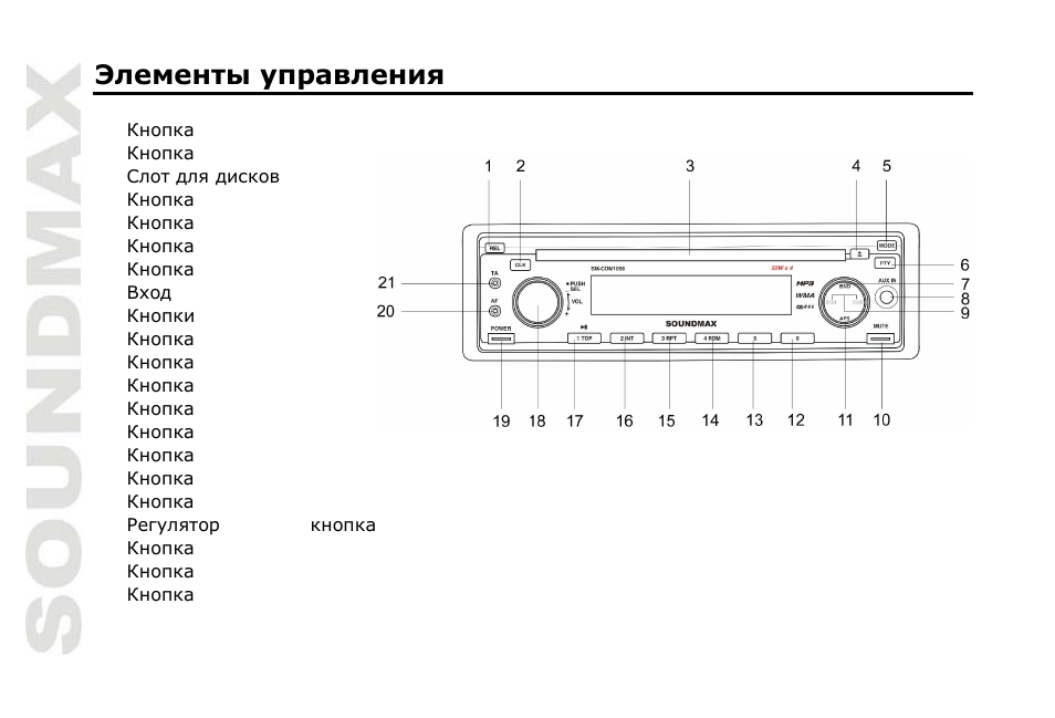 SoundMax SM-CDM1056 User Manual | Page 38 / 62