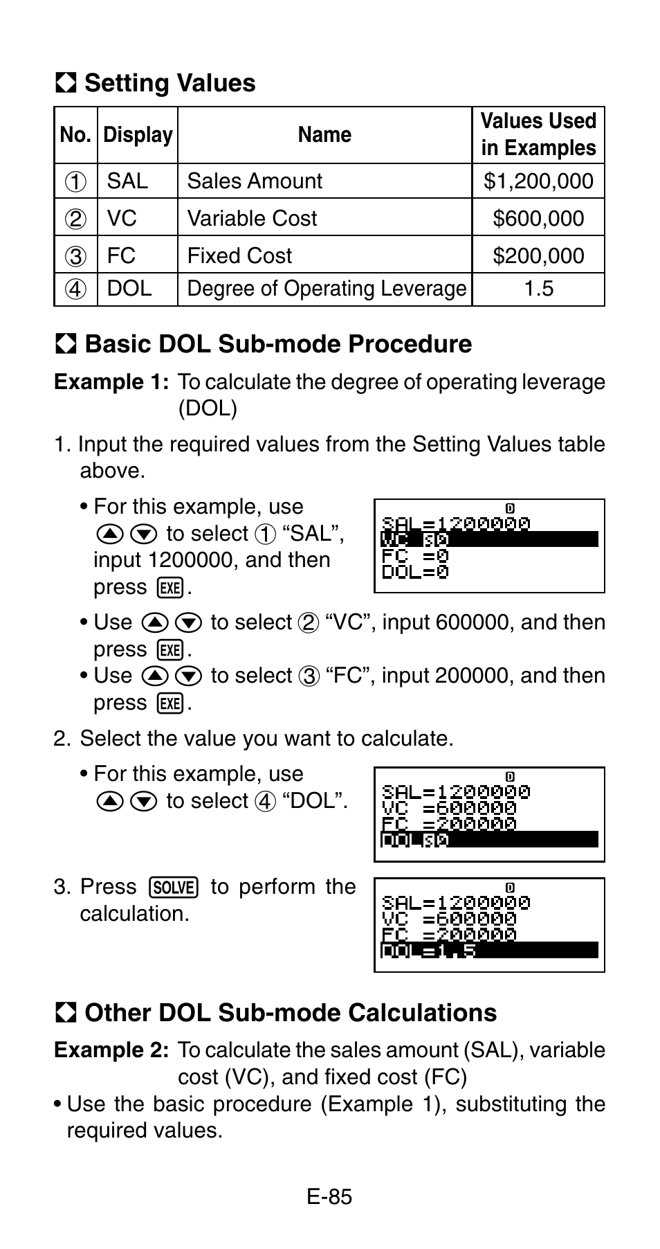 Casio FC-200V User Manual | Page 87 / 149