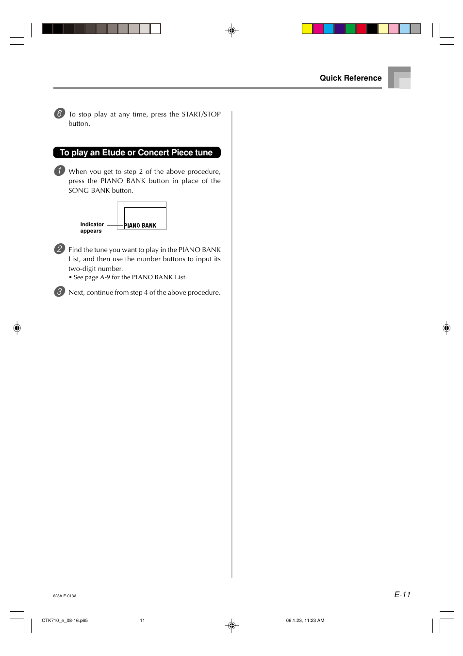 Casio CTK720 User Manual | Page 13 / 48