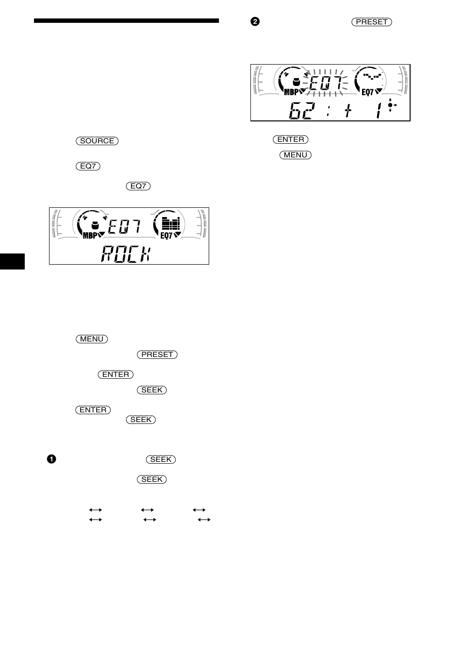 Setting the equalizer, 20 setting the equalizer | Sony CDX-L550 User Manual | Page 20 / 146