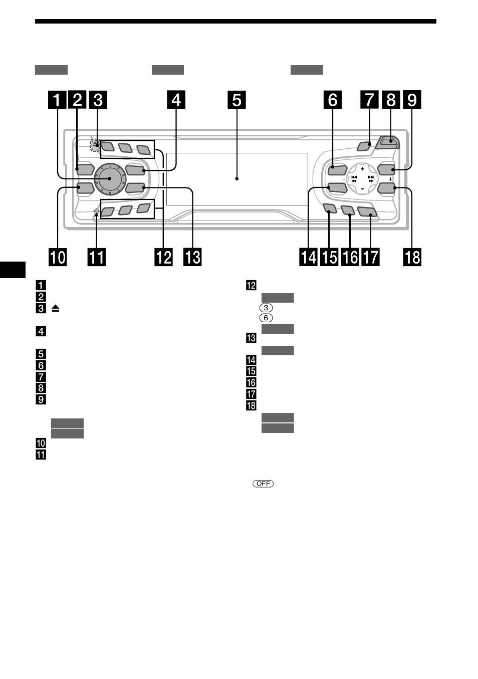 Location of controls, 4location of controls | Sony CDX-L550 User Manual | Page 4 / 146