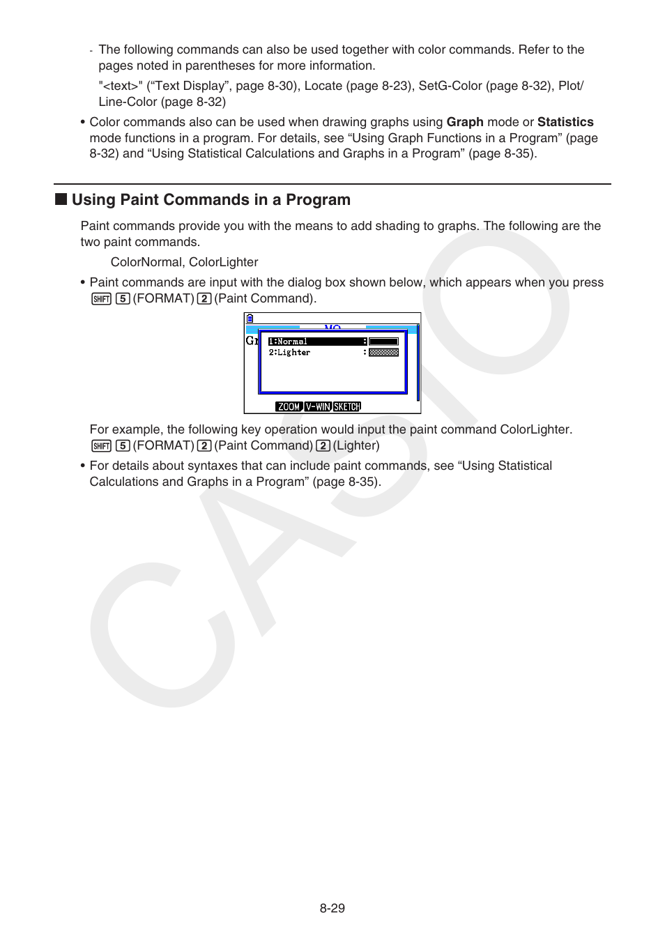 Casio | Casio FX-CG10 User Manual | Page 313 / 601