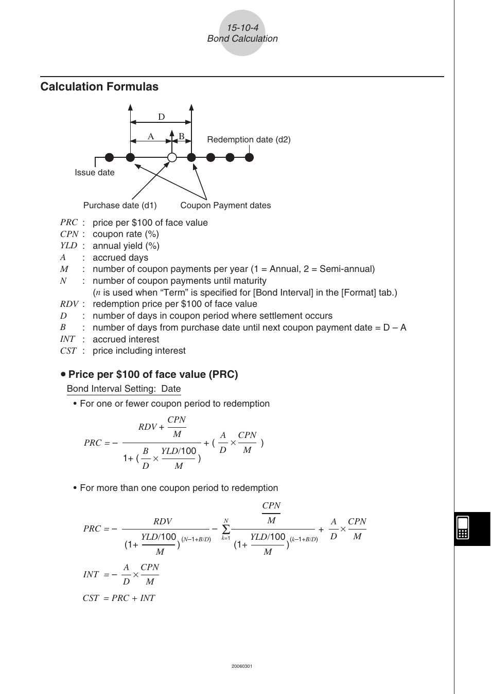 Calculation formulas -10-4, Calculation formulas | Casio CLASSPAD 330 3.04 User Manual | Page 866 / 954
