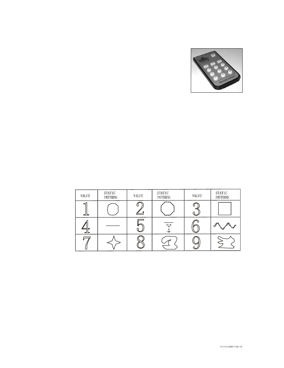 Wireless controller | Chauvet LG-3355 User Manual | Page 7 / 17
