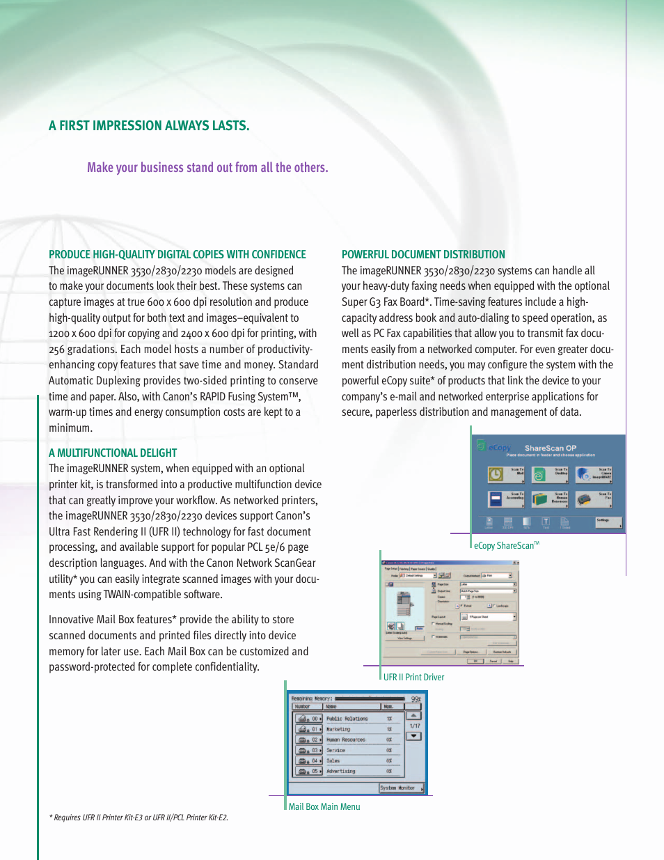 Canon IMAGERUNNER 3530 User Manual | Page 3 / 6