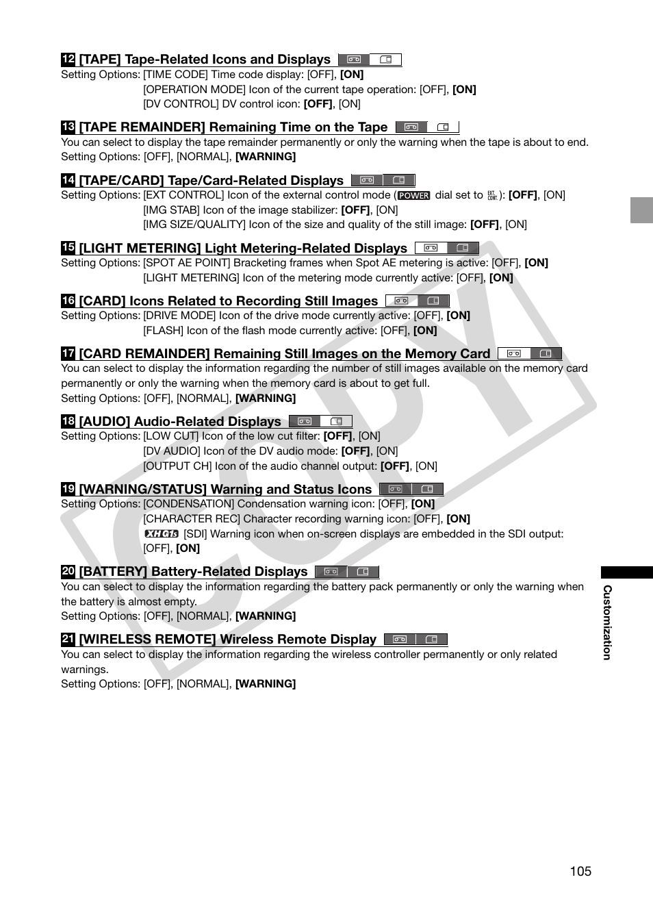 Co py | Canon XHA1S User Manual | Page 105 / 155