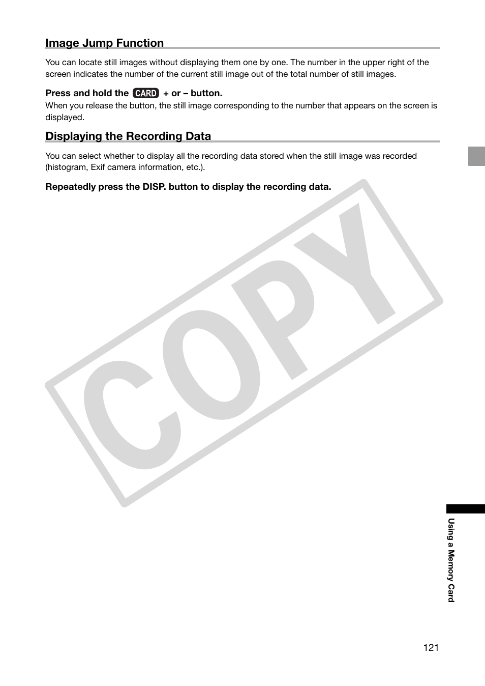 Co py | Canon XHA1S User Manual | Page 121 / 155