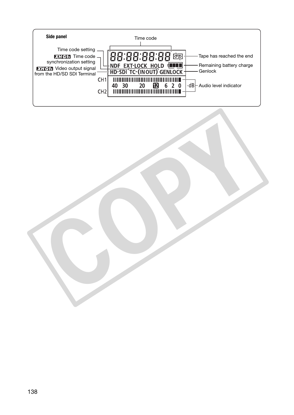 Co py | Canon XHA1S User Manual | Page 138 / 155