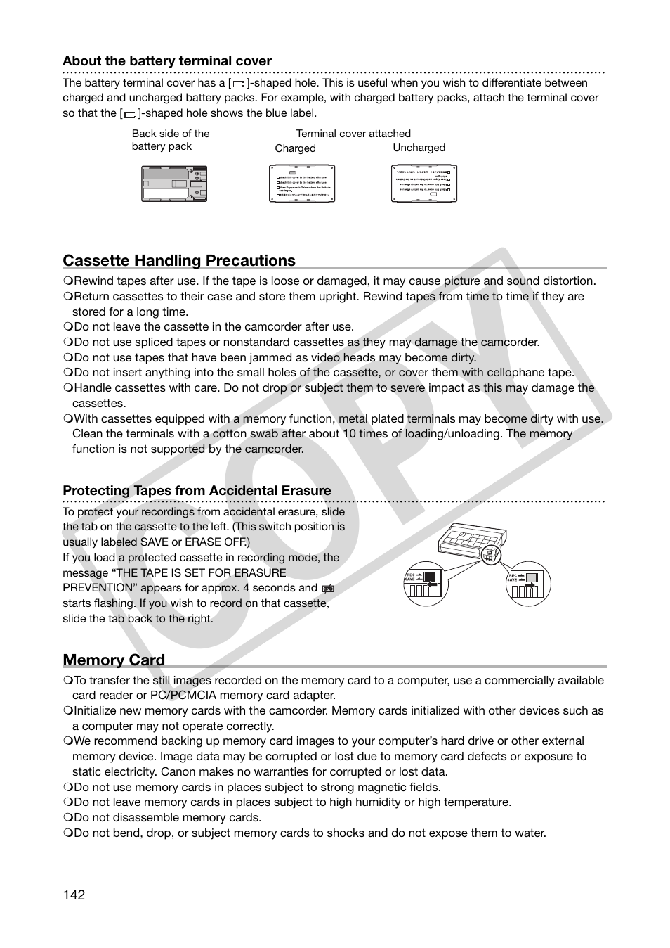 Co py | Canon XHA1S User Manual | Page 142 / 155