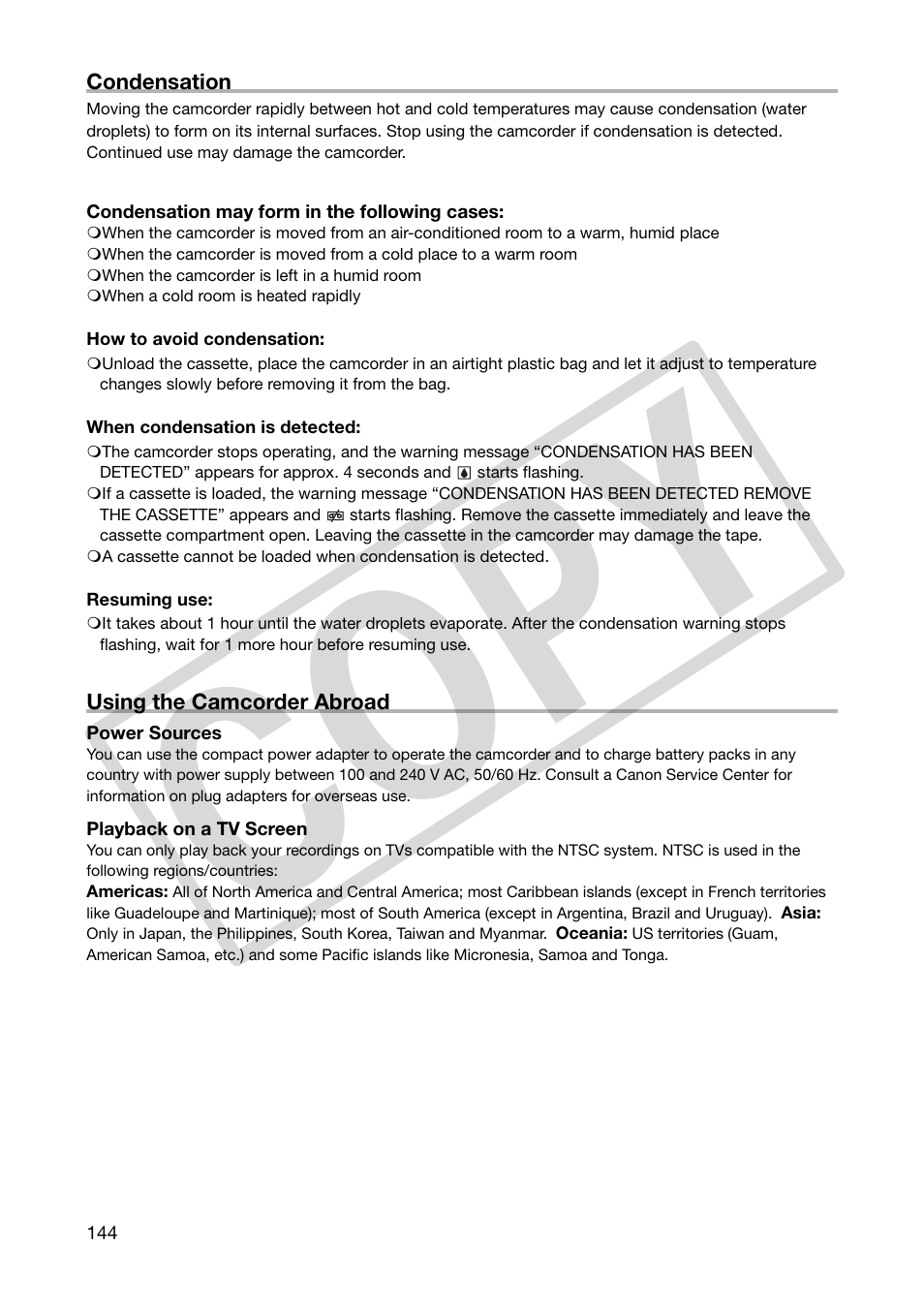 Co py | Canon XHA1S User Manual | Page 144 / 155