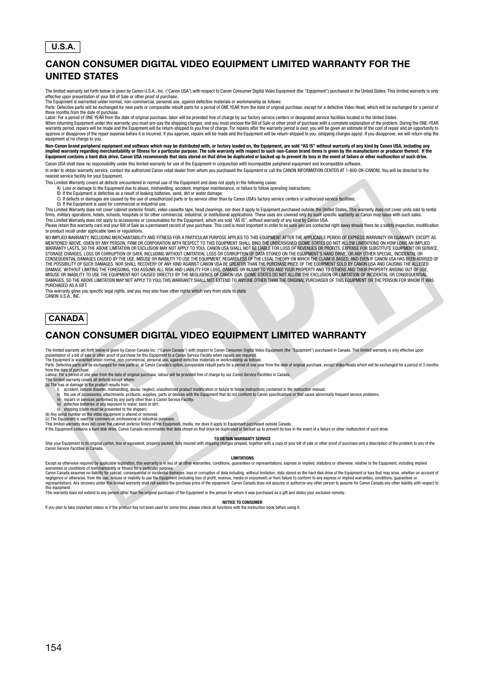 Co py | Canon XHA1S User Manual | Page 154 / 155