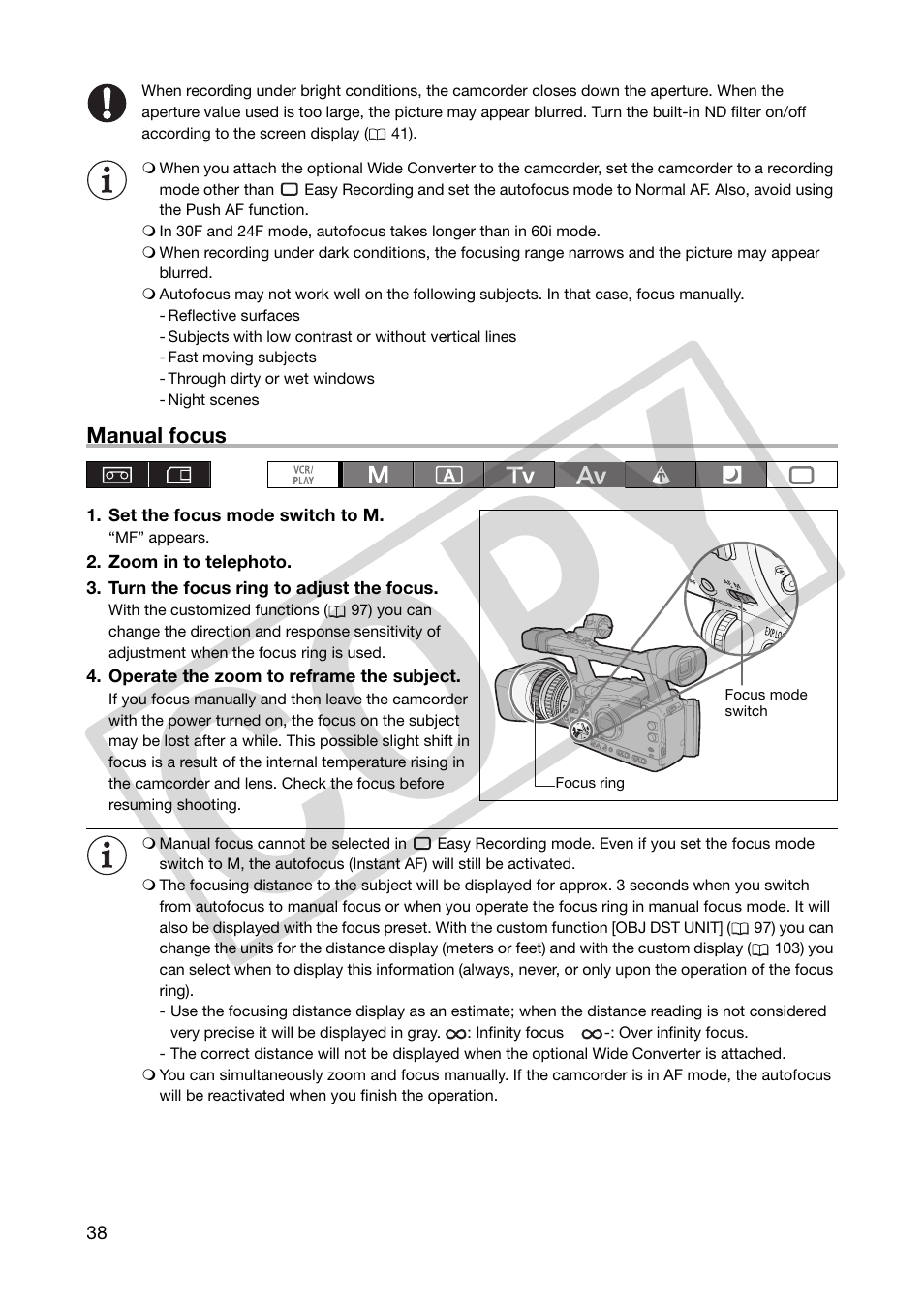 Co py | Canon XHA1S User Manual | Page 38 / 155