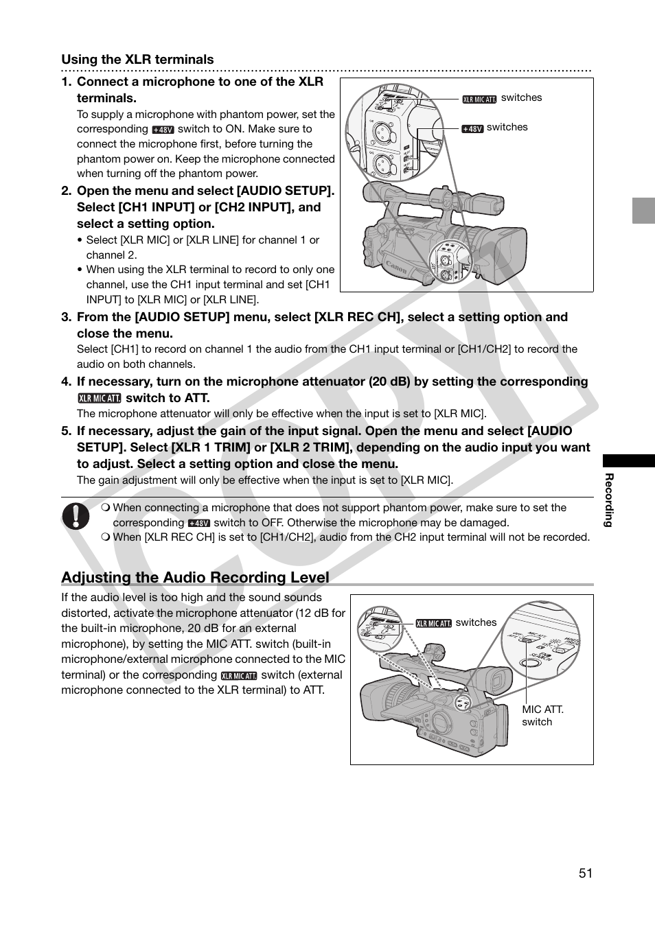 Co py | Canon XHA1S User Manual | Page 51 / 155