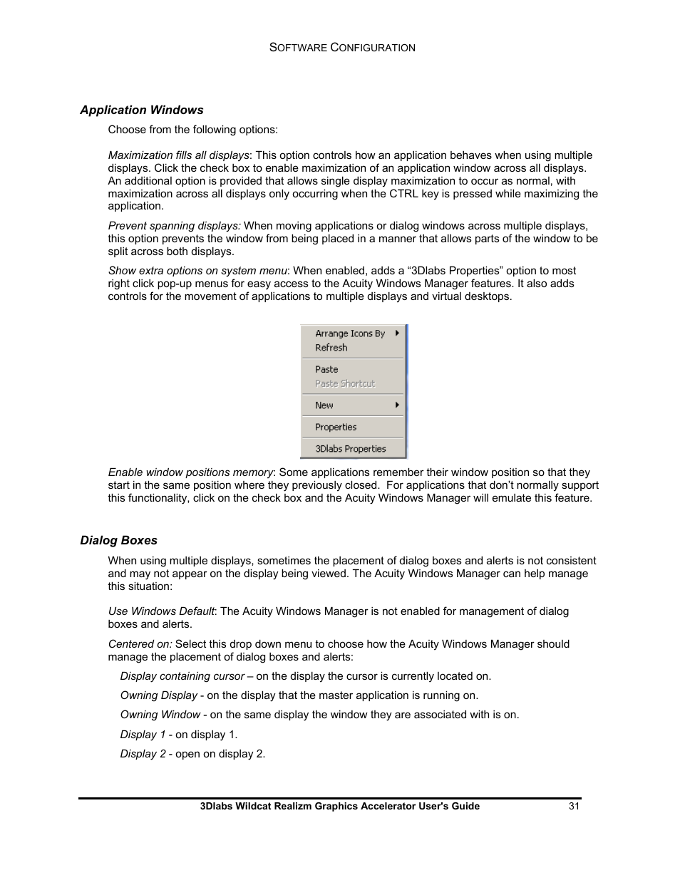 3DLABS WILDCAT REALIZM 100 User Manual | Page 31 / 51