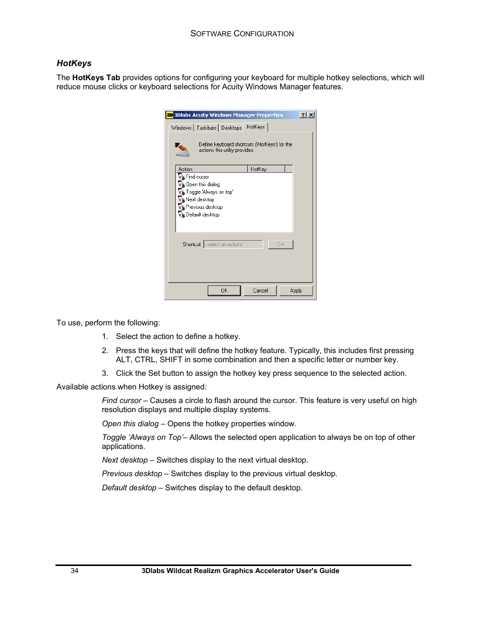 3DLABS WILDCAT REALIZM 100 User Manual | Page 34 / 51