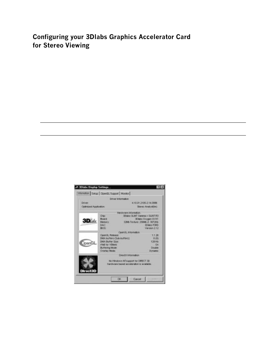 3DLABS Oxygen GVX1 Pro User Manual | Page 21 / 34