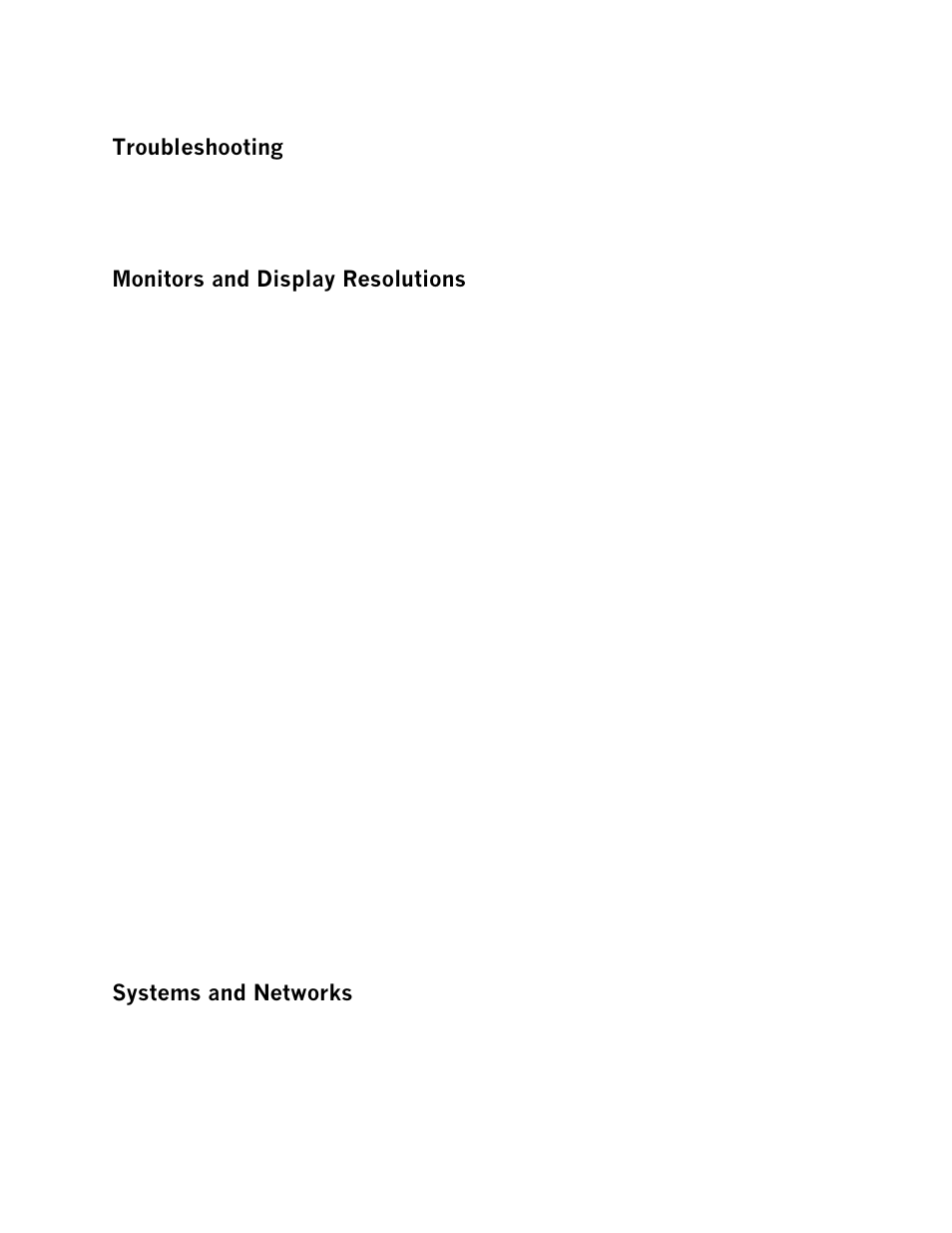 7urxeohvkrrwlqj, 0rqlwruvdqg'lvsod\5hvroxwlrqv, 6\vwhpvdqg1hwzrunv | 3DLABS Oxygen GVX1 Pro User Manual | Page 24 / 34