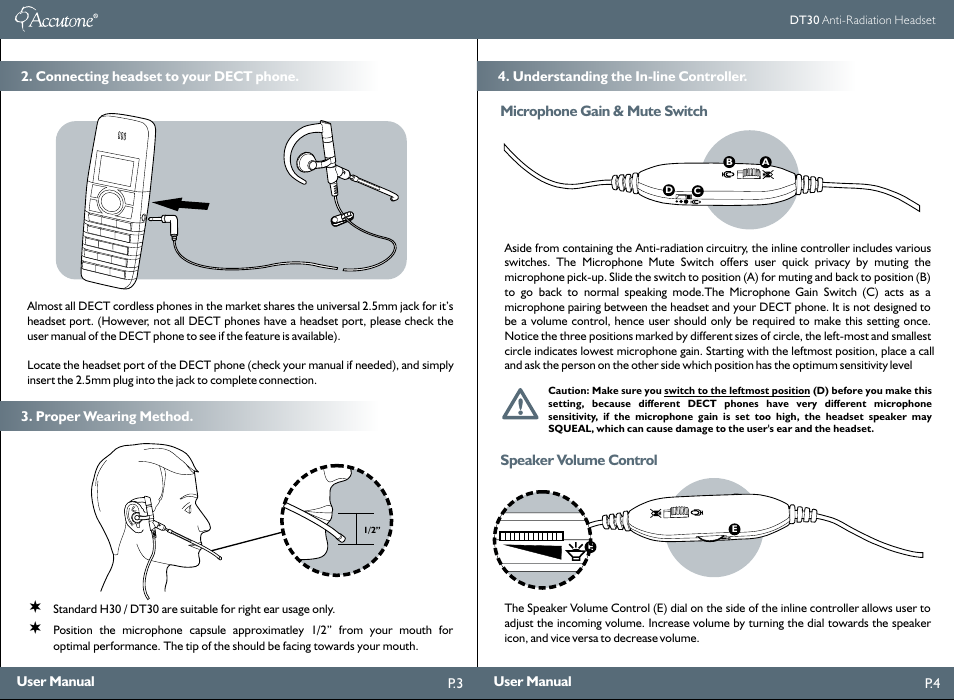 Accutone DT30 User Manual | Page 3 / 4