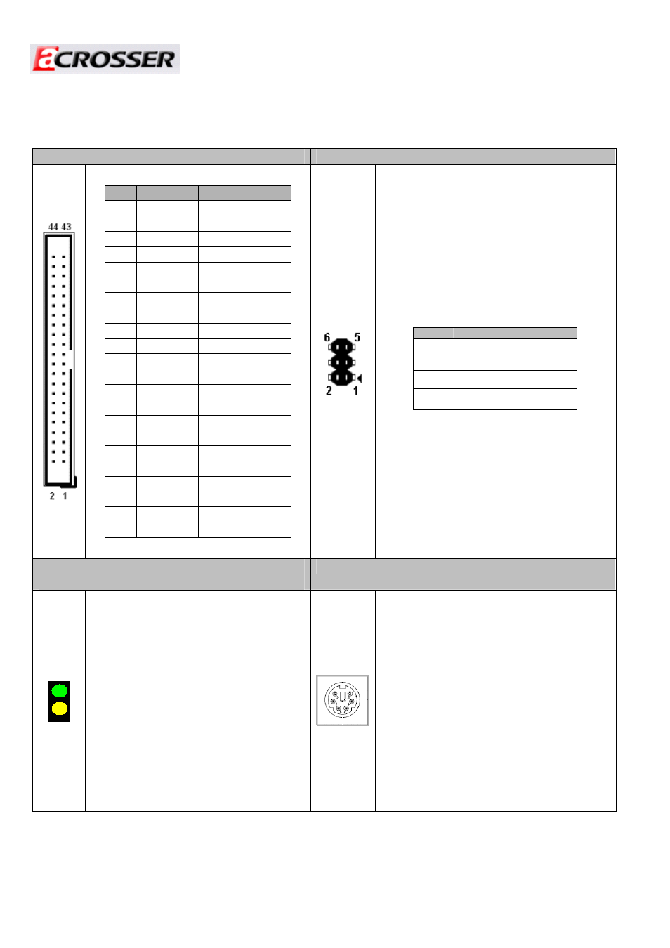 Keyboard/mouse connector | Acrosser AR-B5630 User Manual | Page 13 / 32