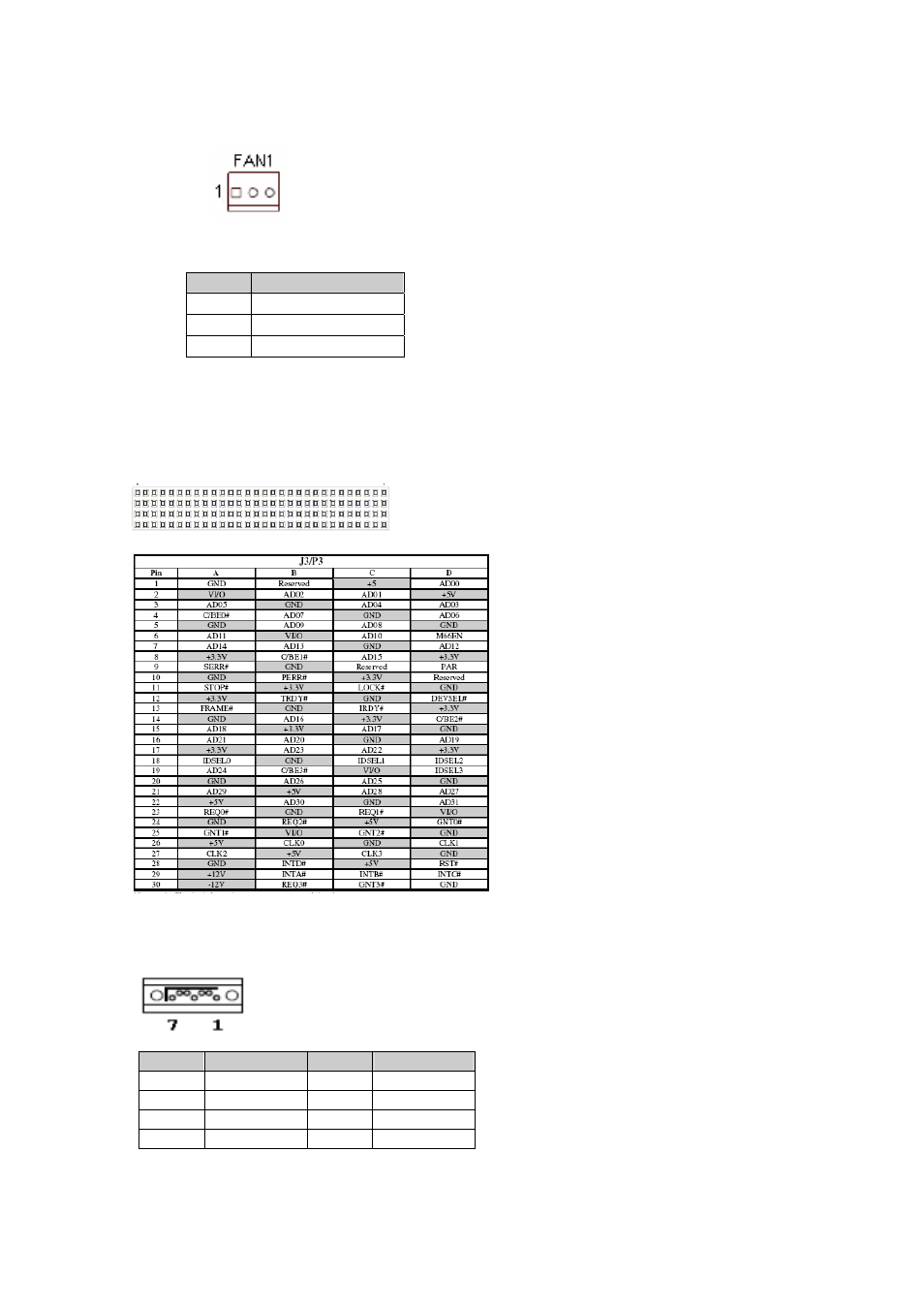 5 cpu fan (fan1), 7 sata connector (sata1) | Acrosser AR-B5630 User Manual | Page 14 / 33