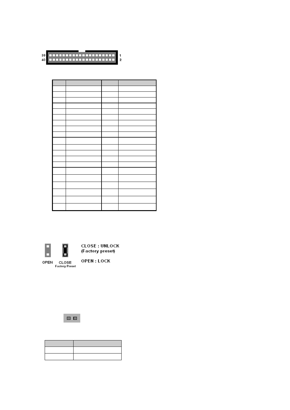 8 pata connector (ide1), 9 keyboard lock (j11), 10 cfmaster select (jp4) | Acrosser AR-B5630 User Manual | Page 15 / 33