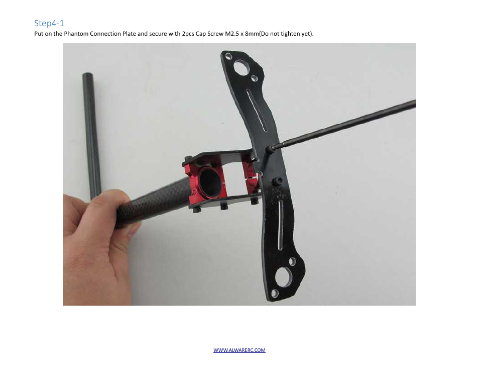 Step4-1 | Alwarerc Alware Landing Gear for Phantom 1/ 2 User Manual | Page 11 / 16