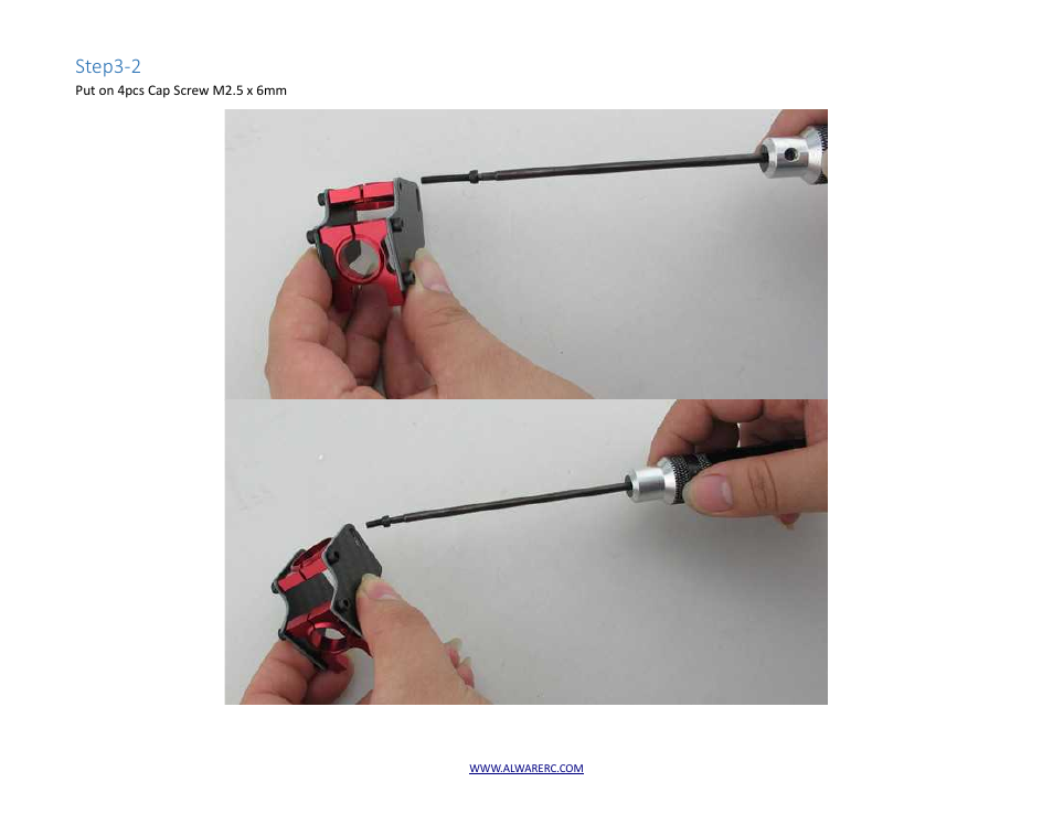 Step3-2 | Alwarerc Alware Landing Gear for Phantom 1/ 2 User Manual | Page 8 / 16