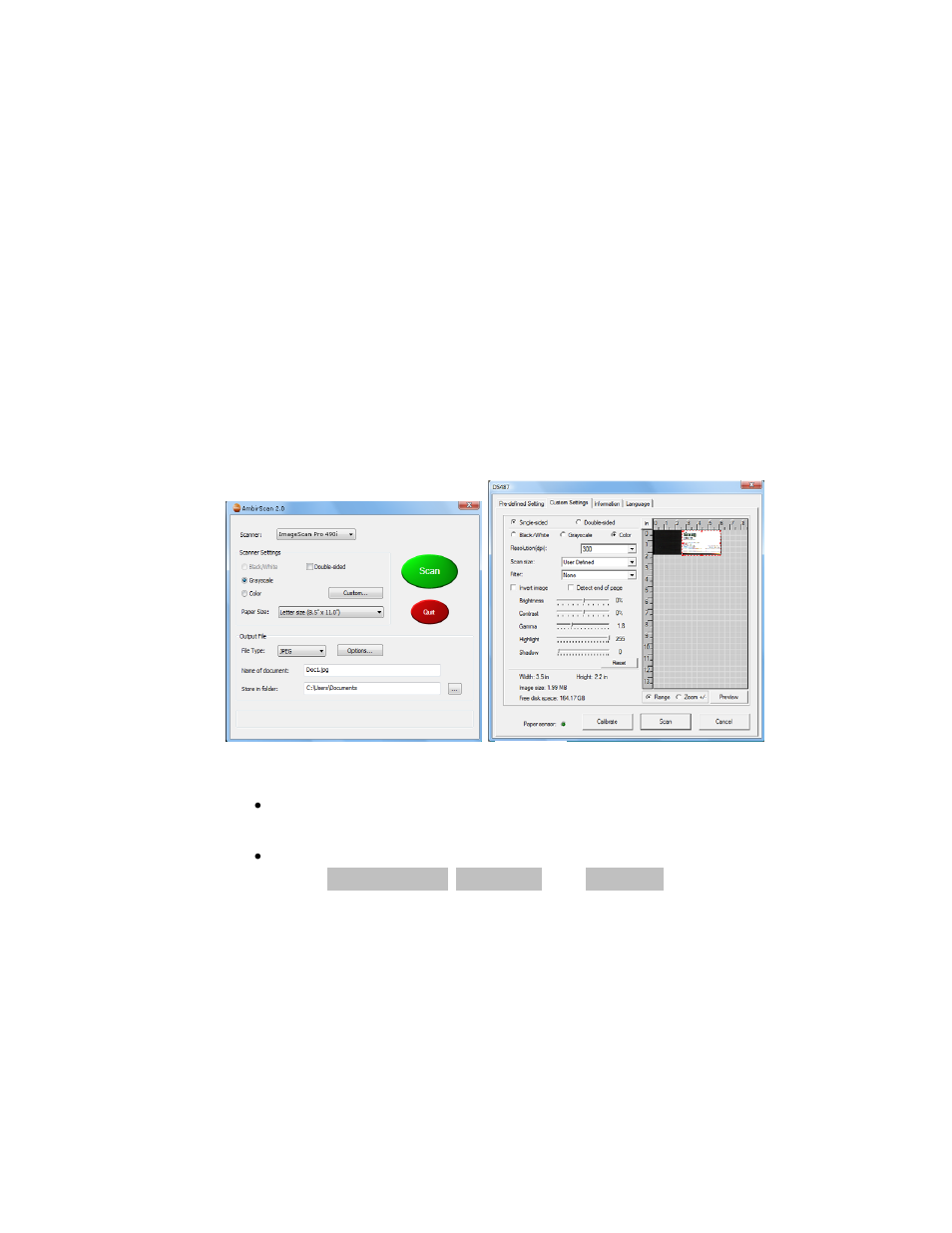 Using your scanner | Ambir ImageScan Pro 490i User Manual | Page 10 / 14