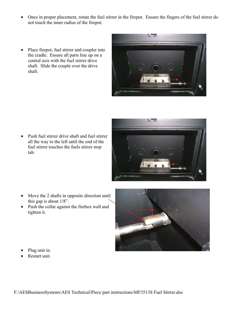 American Energy Systems MF3513S Fuel Stirrer User Manual | Page 2 / 2