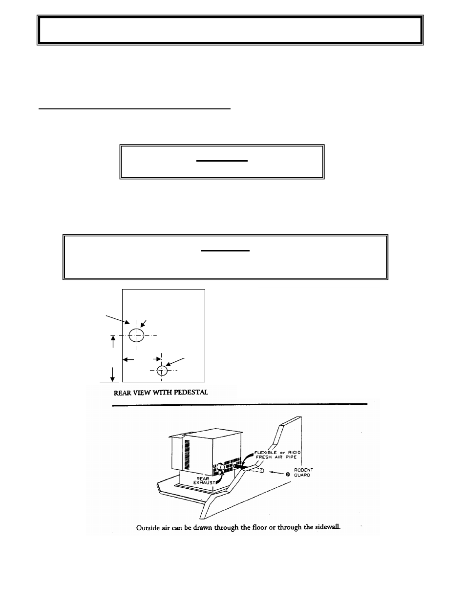 Installation configurations warning, Caution | American Energy Systems MagnuM Baby Countryside User Manual | Page 14 / 43