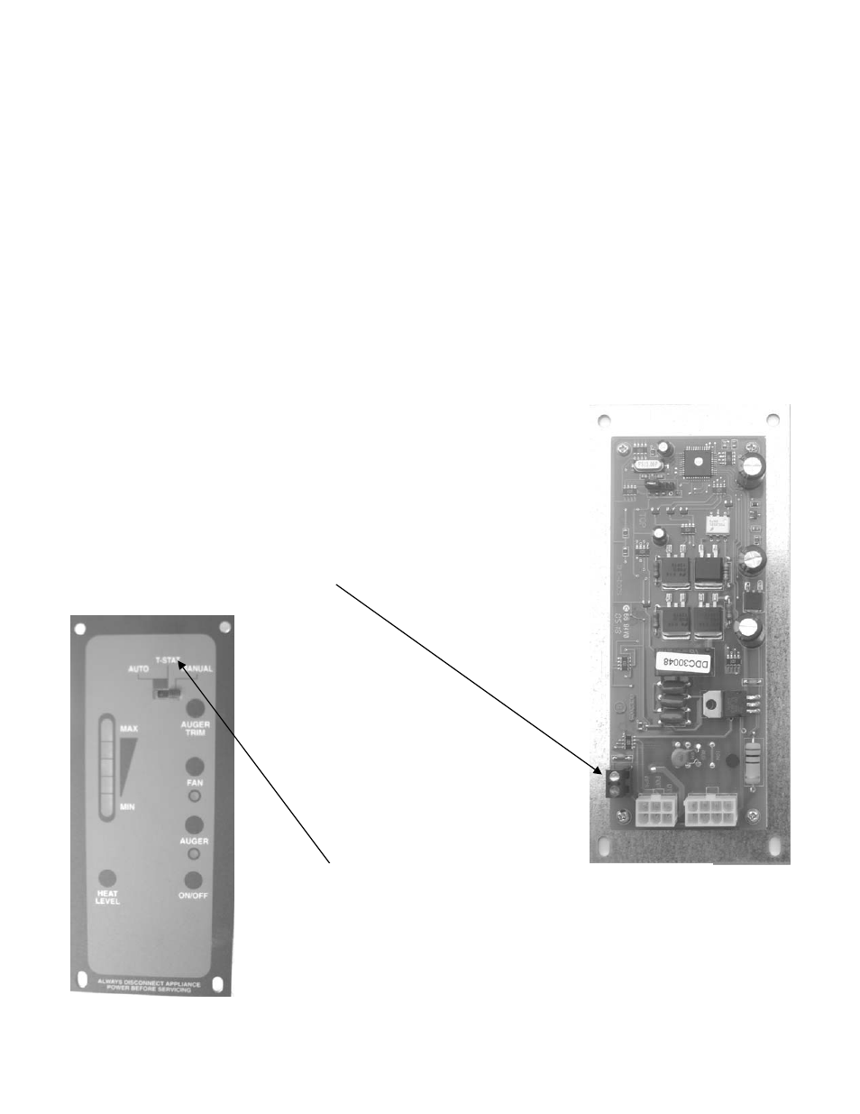 Dc control panel/thermostat hook-up | American Energy Systems MagnuM Baby Countryside User Manual | Page 19 / 42