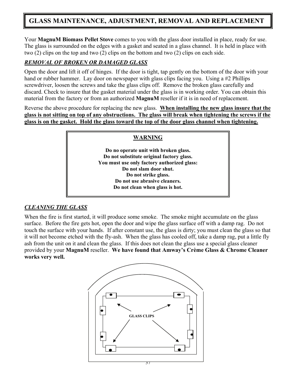 American Energy Systems MagnuM Winchester User Manual | Page 37 / 52