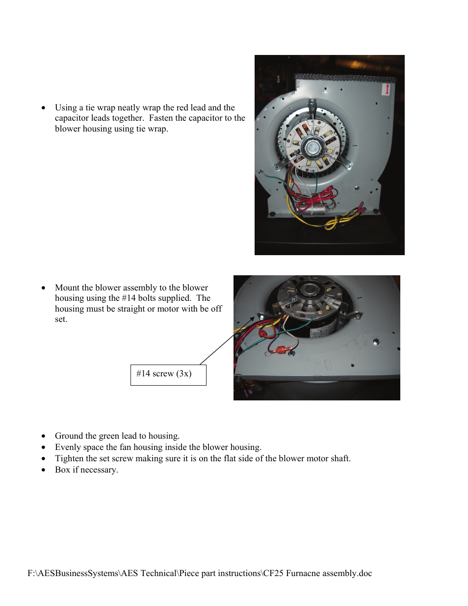 American Energy Systems CF25 Room Fan Blower User Manual | Page 2 / 2